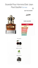 Scandal Pour Homme Elixir Jean Paul Gaultier